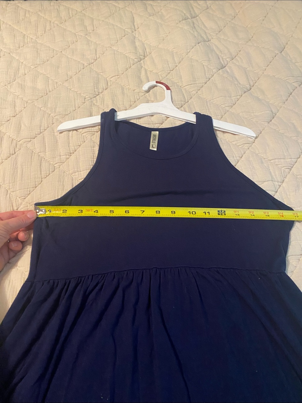 Navy Sleeveless Maxi Dress - Picture 8 of 10